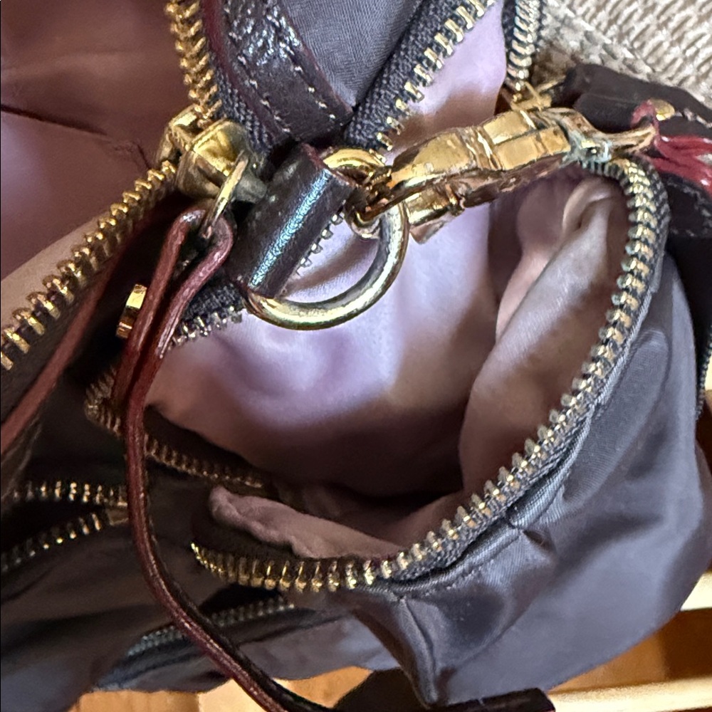 MZ Wallace Black and Gold Accent Bag - Picture 7 of 8